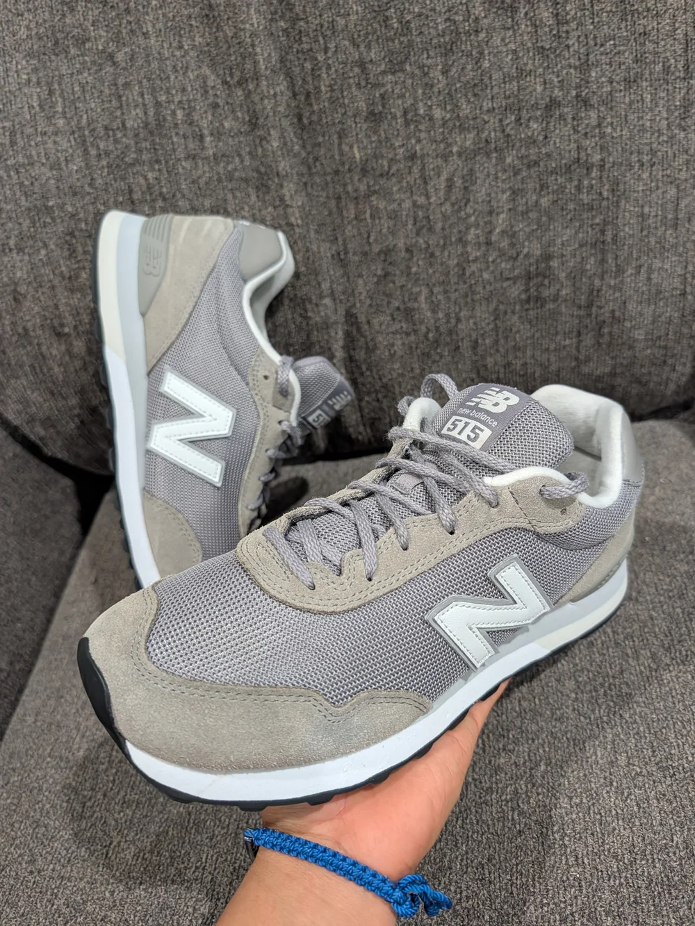 New Balance 515 Men's Classic Grey Running Sneakers